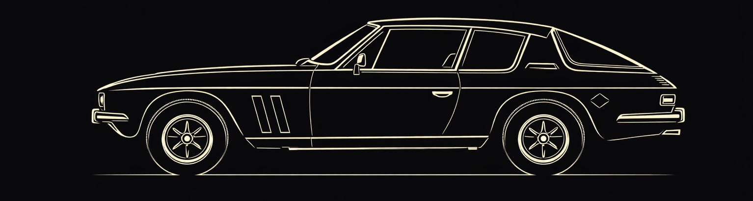 Jensen Interceptor FF line art
